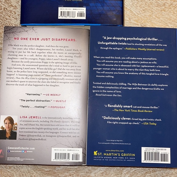 LISA JEWELL NOVEL BOOK BUNDLE THE NIGHT SHE DISAPPEARED - THEN SHE WAS GONE - Picture 2 of 5